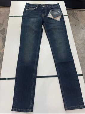 BLK DNM Dark Wash Straight Leg Jeans